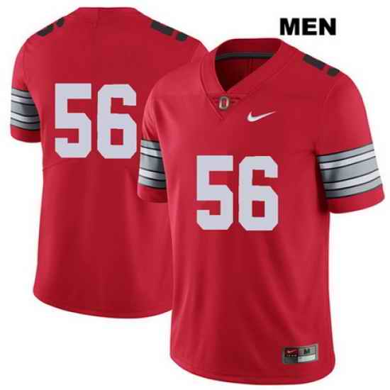 Aaron Cox Ohio State Buckeyes Authentic Mens 2018 Spring Game  56 Nike Stitched Red College Football Jersey Without Name Jersey